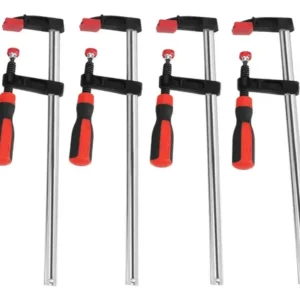 Juego De 4 Abrazaderas F Acero 34.7 Cm Con Agarre De Goma