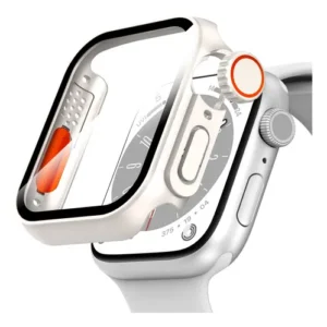 Funda Protectora Para Apple Watch 45mm Con Vidrio Templado H