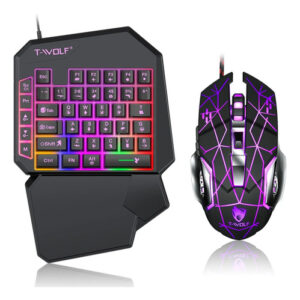 Combo Teclado Y Mouse Gamer Retroiluminado Para Pc 35 Teclas Color Del Teclado Color Del Mouse