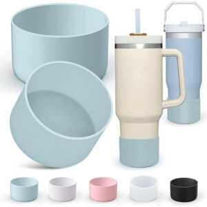 5 Fundas De Silicona Para Vasos Stanley 30 Oz Y 40 Oz