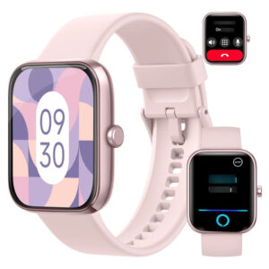 Reloj Inteligente Mujer Bluetooth Monitor De Salud Ip68 Rosa Color De La Caja Diseño De La Correa Color De La Correa Color Del Bisel