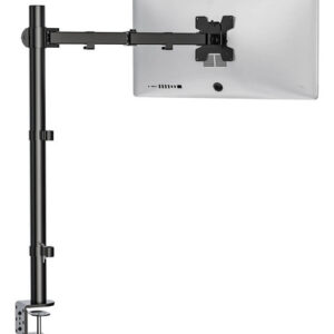 Soporte De Monitor De Escritorio Ajustable Hasta 32 Pulgadas Negro