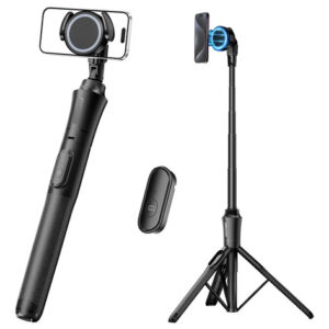 Trípode Magnético Para Selfie 157 Cm Con Control Remoto Inal Negro