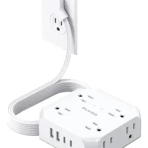 Regleta Multicontacto 12 En 1 Con 4 Puertos Usb Carga Rápida