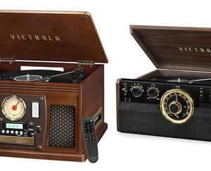 Tocadiscos Bluetooth 3 Velocidades Con Usb Cd Y Radio Fm Color