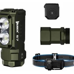 Linterna Recargable 1800 Lúmenes Con Imán Y Sensor Ajustable Color De La Luz Color De La Linterna
