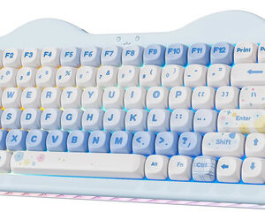 Teclado Mecánico Inalámbrico 75% Rgb Compacto Para Pc Y Móvi Color Del Teclado Inglés