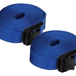 Correas De Amarre Resistentes De Nailon 5m 2 Piezas Azul Mar Azul