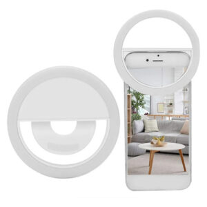 Anillo De Luz Selfie 3 Modos Usb Clip Para Teléfonos Móviles Color