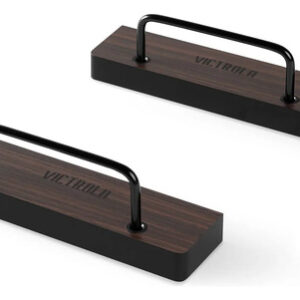 Soportes Para Discos De Vinilo Montados En Pared 2 Piezas Ne Espresso