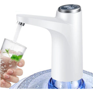Dispensador De Agua Garrafón Bomba Eléctrica Usb 600ml Blanc