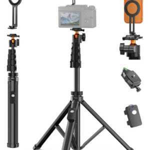 Tripié Para Celular 176 Cm Con Clip Magnético Y Control Remo