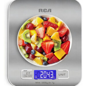 Báscula Digital Compacta Para Cocina 5 Kg Alta Precisión Lcd Negro 0 G