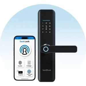 Cerradura Electrónica Inteligente Con App Y Huella Para Puer