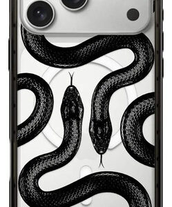 Funda Magsafe Para iPhone 17 Pro Max Ligera Y Delgada Negra
