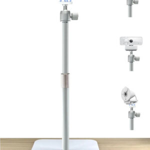 Soporte Magnético Para Cámara Web Metálico Y Resistente Blanco