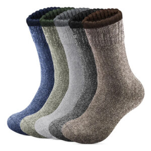 Calcetines Térmicos Gruesos De Lana 5 Pares Para Adultos