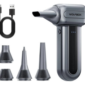 Soplador Eléctrico Sin Cable 1100 Rpm 3 Velocidades Recarg