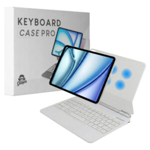 Funda Teclado Magnético Flotante Para iPad Pro 12.9 Y Air 13 Rgb