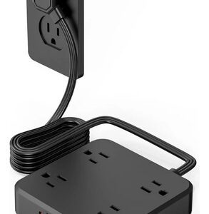 Multicontacto Escritorio 8 En 1 Con 4 Salidas Ca Y Usb-c