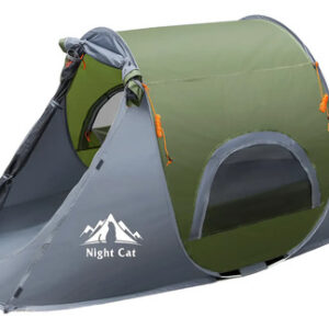 Tienda De Campaña Emergente Impermeable Para 1 Persona Exter Verde Militar