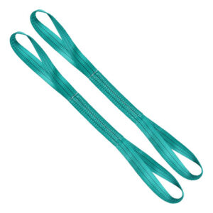 Eslingas De Elevación 2 Pulgadas X 91 Cm Poliéster 2 Piezas Verde