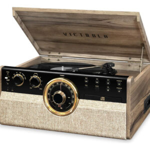 Tocadiscos Multifuncional 6 En 1 Bluetooth Y Altavoces Inclu No