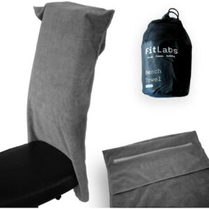 Toalla Deportiva Absorbente Secado Rápido Con Bolsillo 400gs Gris Nombre Del Diseño