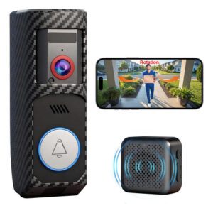Video Timbre Inteligente 1080p Inalámbrico Con Visión Noctur Color