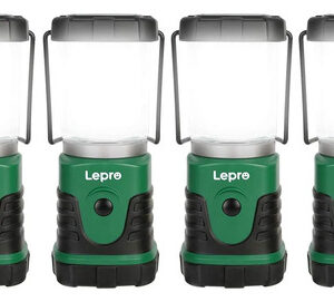 Paquete De 4 Lámparas Camping Ipx4 4 Modos Ligera 152g Blanco, Gris
