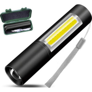 Linterna Led Recargable De Mano Superbrillante Ligera Portát Color De La Luz Color De La Linterna