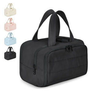 Neceser De Viaje Negro Organizador Cosméticos Impermeable 35 Negro Diseño De La Tela