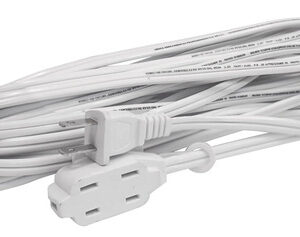Extensión Doméstica 5 M Blanca Con Terminal Inyectada 13 A Color