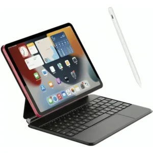 Kit Teclado Magnético Español Para iPad 10 11 Con Stylus Neg