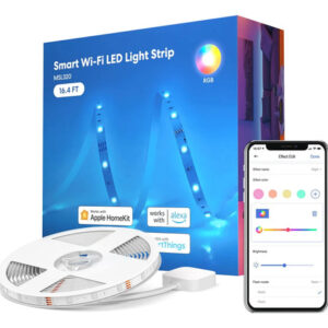 Tiras Led Inteligentes De 5 M Wifi Rgb Resistentes Al Agua Rgb