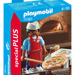 Figuras De Juego Playmobil Pizzero Con Accesorios Incluidos
