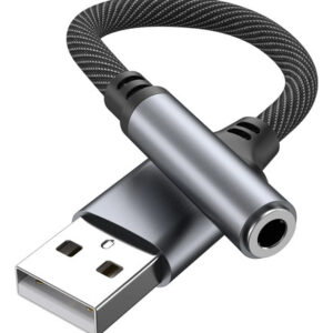 Adaptador Usb A 3.5 Mm Para Auriculares Y Ordenadores Usb A-3.5