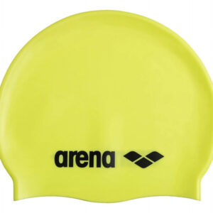 Gorro De Natación De Silicona Unisex Para Entrenar Y Competi Amarillo Claro Diseño De La Tela Una Talla