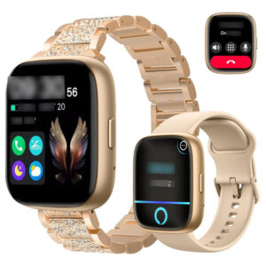 Smartwatch Mujer 1.83 Hd Impermeable Llamadas Bluetooth Salu Color De La Caja Diseño De La Correa Color De La Correa Color Del Bisel