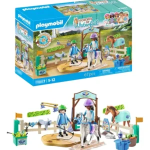Juego De Escuela De Equitación Moderna Con Accesorios Inclus