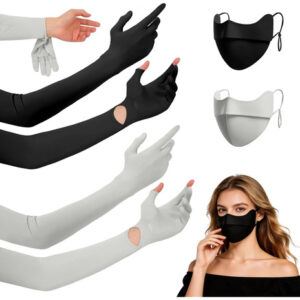 Guantes Y Mangas Uv Para Hombre Y Mujer Con Mascarillas Sola