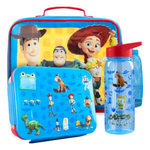 Lonchera Aislante De 3 Piezas Toy Story Para Niños Con Botel