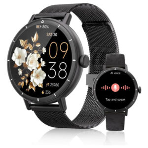 Reloj Inteligente Mujer Ip68 Pantalla 1.27 Llamadas Bluetoot Color De La Caja Diseño De La Correa Color De La Correa Color Del Bisel