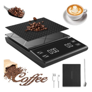 Báscula Digital De Cocina 3000g Recargable Precisión Alta Negra 0 G
