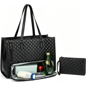 Bolsa Laptop Mujer 15.6 Con Compartimento Térmico Impermeabl