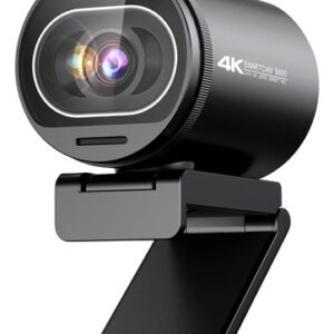 Cámara Web 4k Enfoque Automático 1080p Resolución Usb Micróf Negro