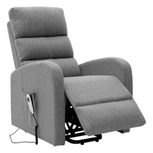 Sillón Reclinable Eléctrico Con Masaje Y Elevación Grupos Gris
