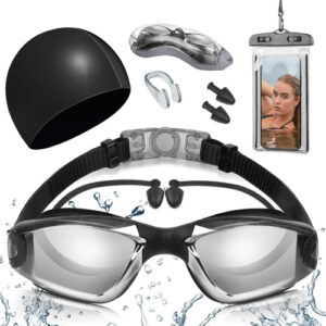 Gafas Natación Set 6 En 1 Antivaho Uv400 Ajuste Cómodo Imper