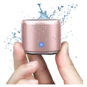 Mini Altavoz Bluetooth Portátil Graves Mejorados Sonido Esté Oro Rosa