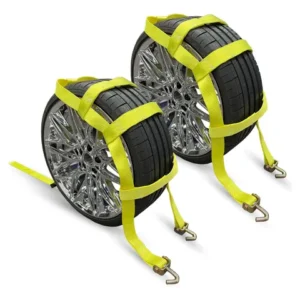 Correas Ajustables Para Dolly De Remolque 2 Piezas 14 A 22 P Amarillo